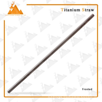 New Titanium Straw Outdoor Camping Lightweight Straw